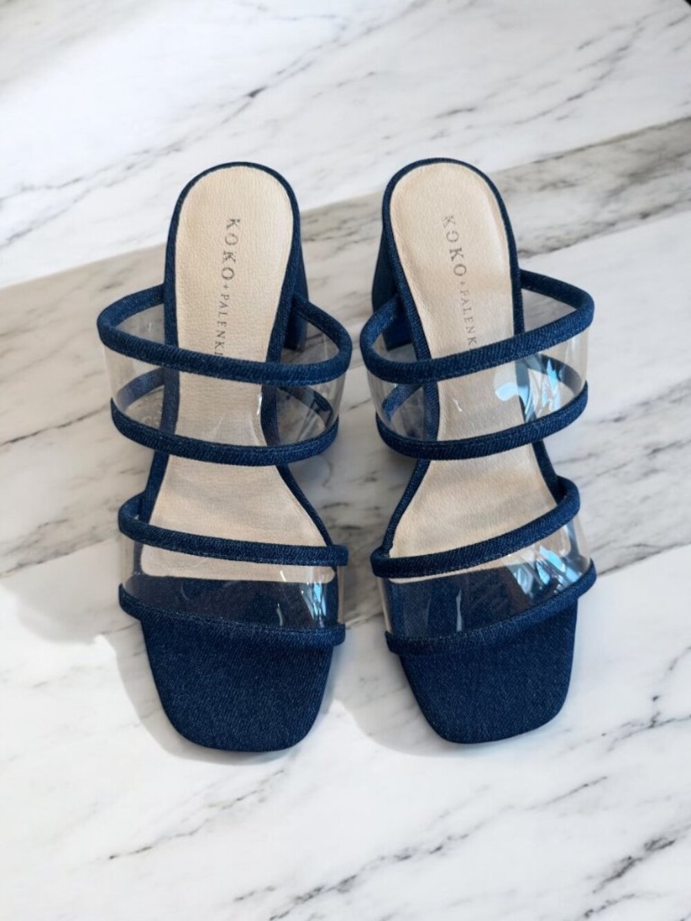 Ghost Heel in Denim - size 6